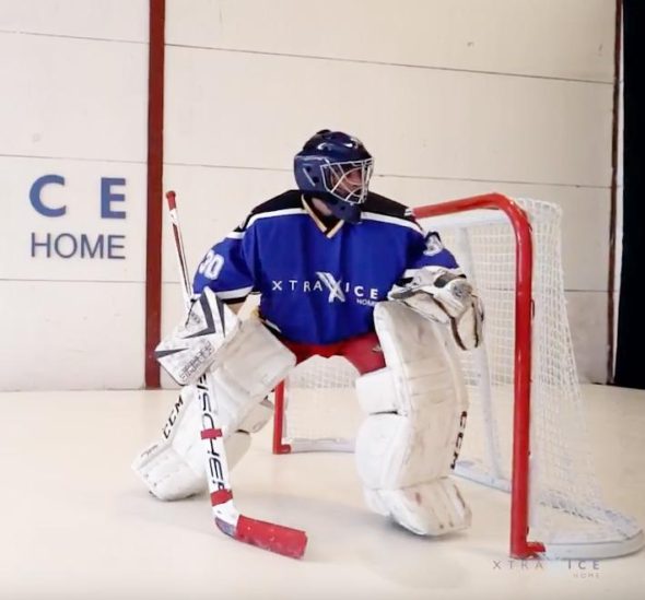 Hockey Goalie Drills | Improve your skills by training on Synthetic Ice